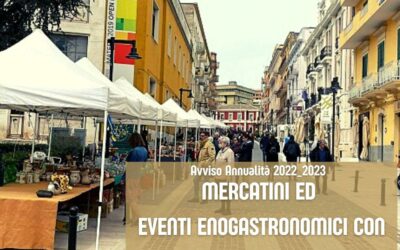 Mercatini ed eventi enogastronomici + eventi collaterali