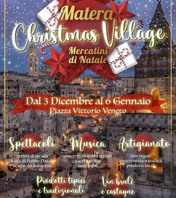 Arrivano a Matera i mercatini di Natale
